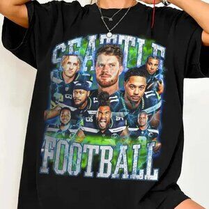 Player Seattle Seahawks Football champions 2026 black color shirt